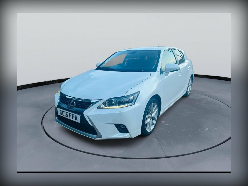 Lexus CT 1.8 200H Premier Cvt Euro 6 Ss White #3