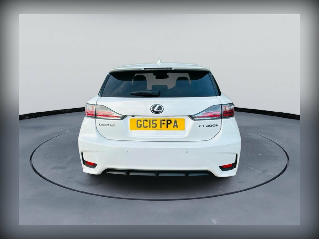 Lexus CT 1.8 200H F Sport Cvt Euro 6 Ss Silver #9