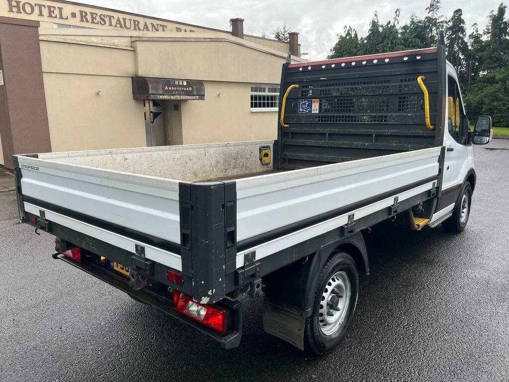Ford Transit Custom 2.0 350 Ecoblue Leader Dropside White #5