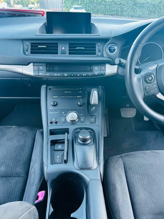Lexus CT 200H 1.8 Luxury Cvt Euro 6 Ss White #12