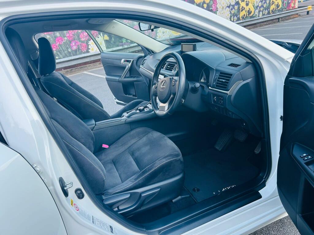 Lexus CT 200H 1.8 Luxury Cvt Euro 6 Ss White #13