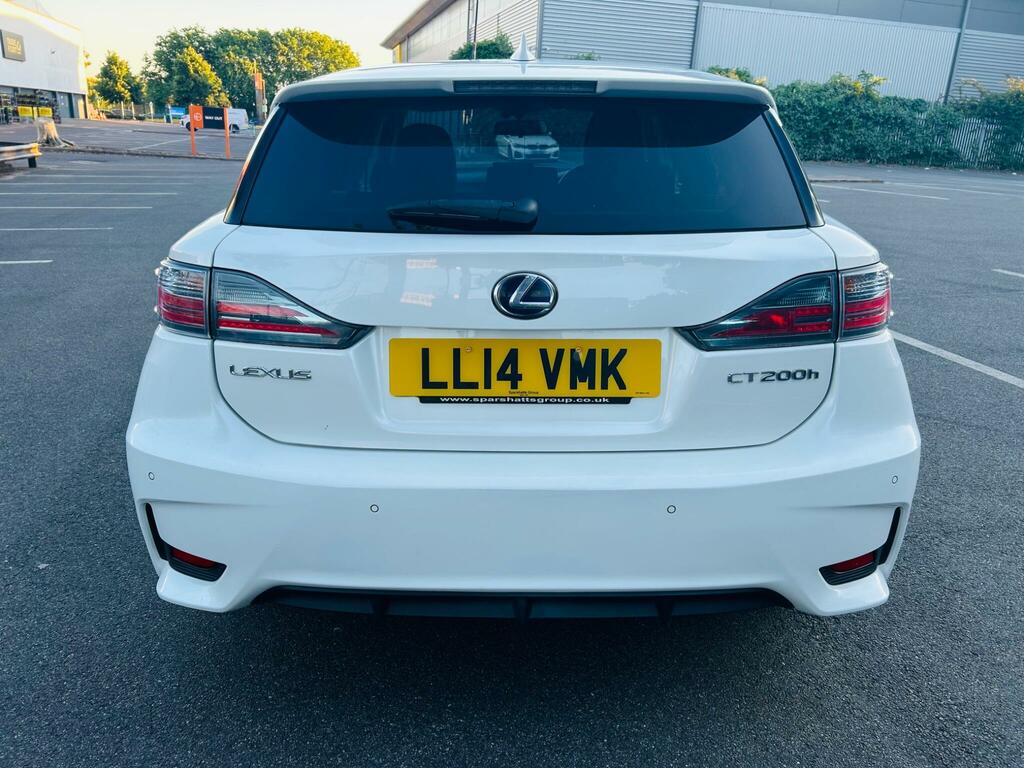 Lexus CT 200H 1.8 Luxury Cvt Euro 6 Ss White #7