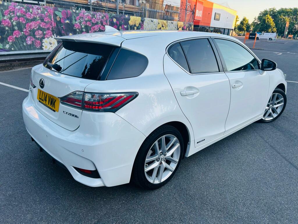 Lexus CT 200H 1.8 Luxury Cvt Euro 6 Ss White #9