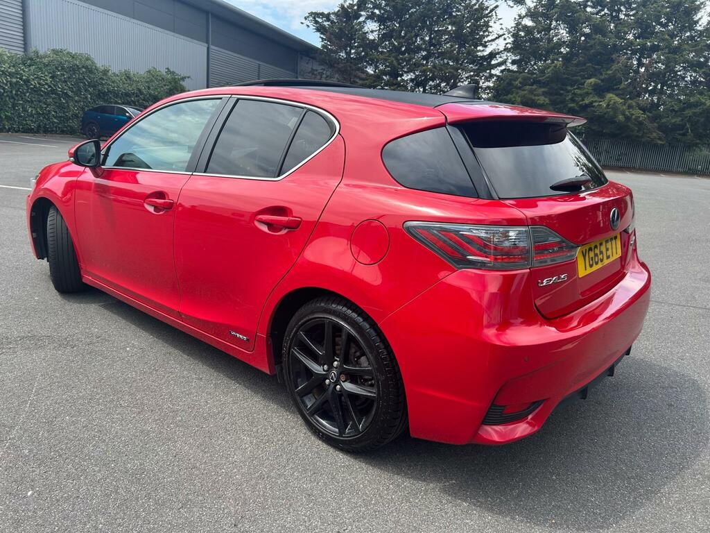 Lexus CT 1.8 200H Advance Plus Cvt Euro 6 Ss YG65ETT Red #4