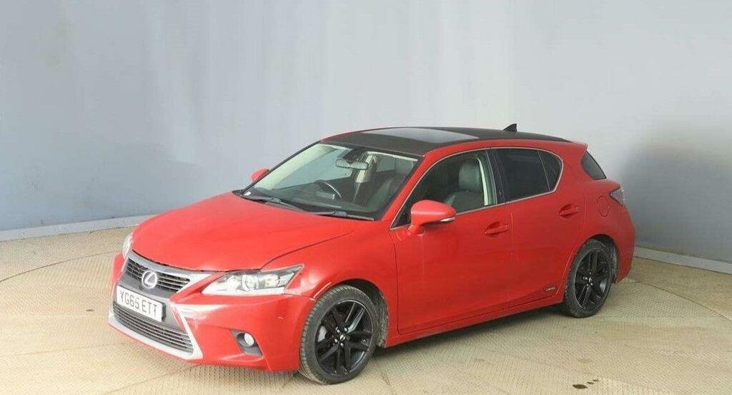 Lexus CT 1.8 200H Advance Plus Cvt Euro 6 Ss Red #2