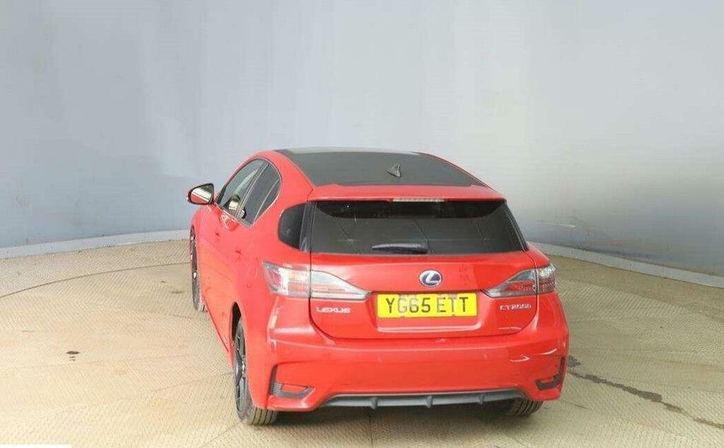 Lexus CT 1.8 200H Advance Plus Cvt Euro 6 Ss Red #4