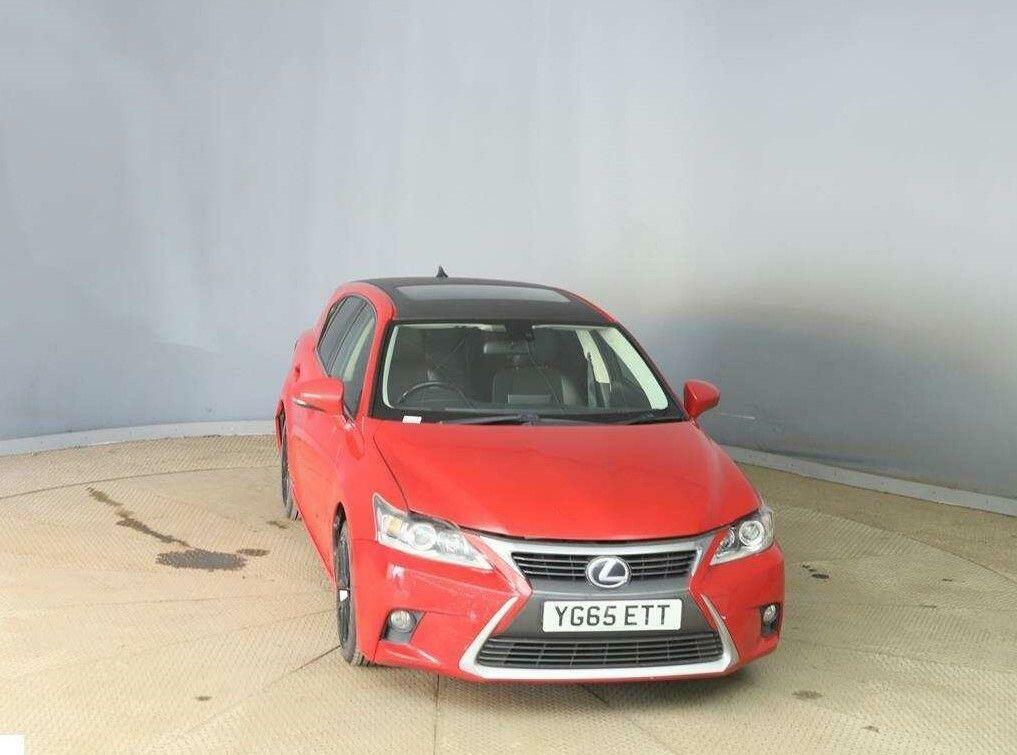 Lexus CT 1.8 200H Advance Plus Cvt Euro 6 Ss Red