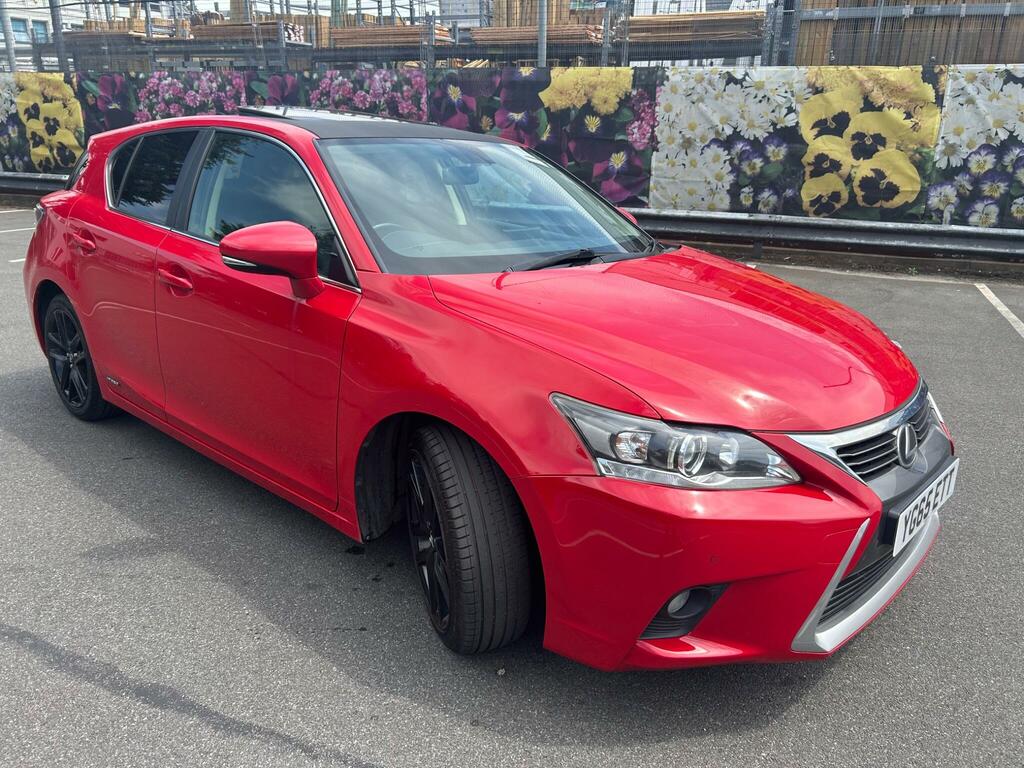 Lexus CT 1.8 200H Advance Plus Cvt Euro 6 Ss YG65ETT Red #5