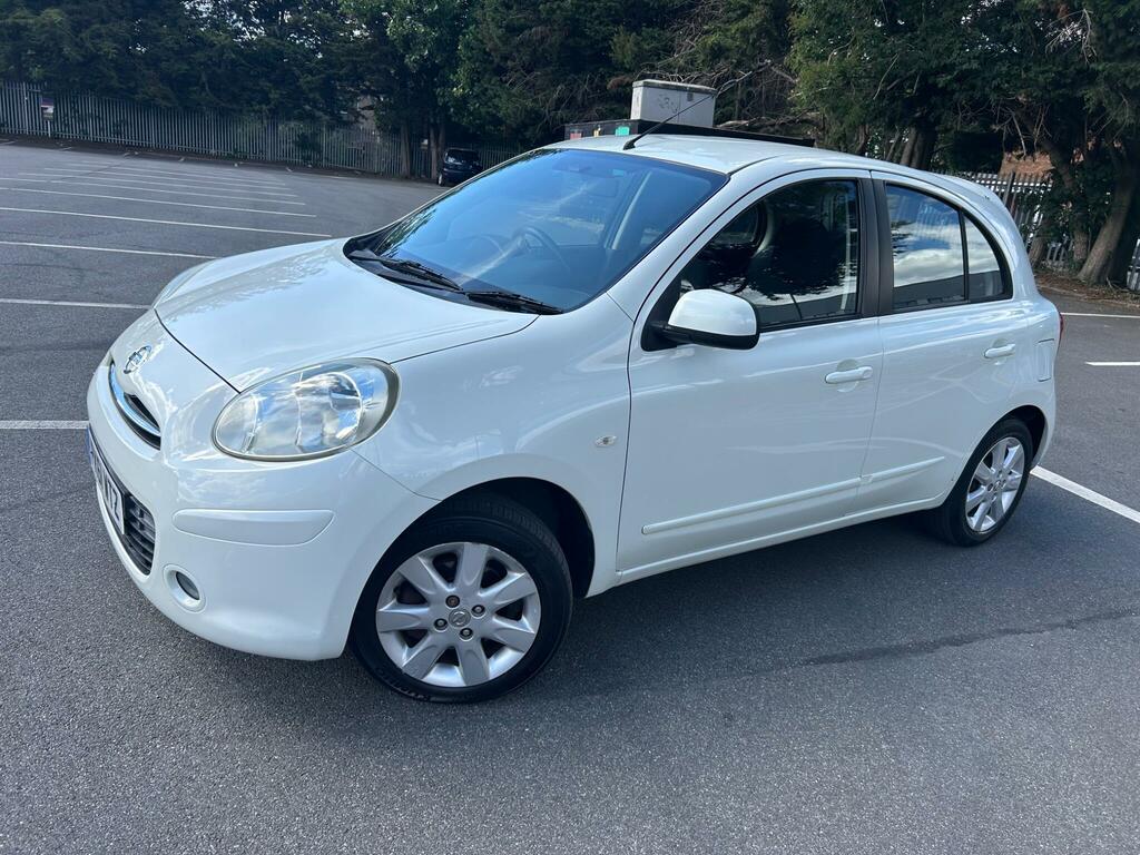 Nissan Micra 1.2 12V Acenta Cvt Euro 5 PK61WTZ White