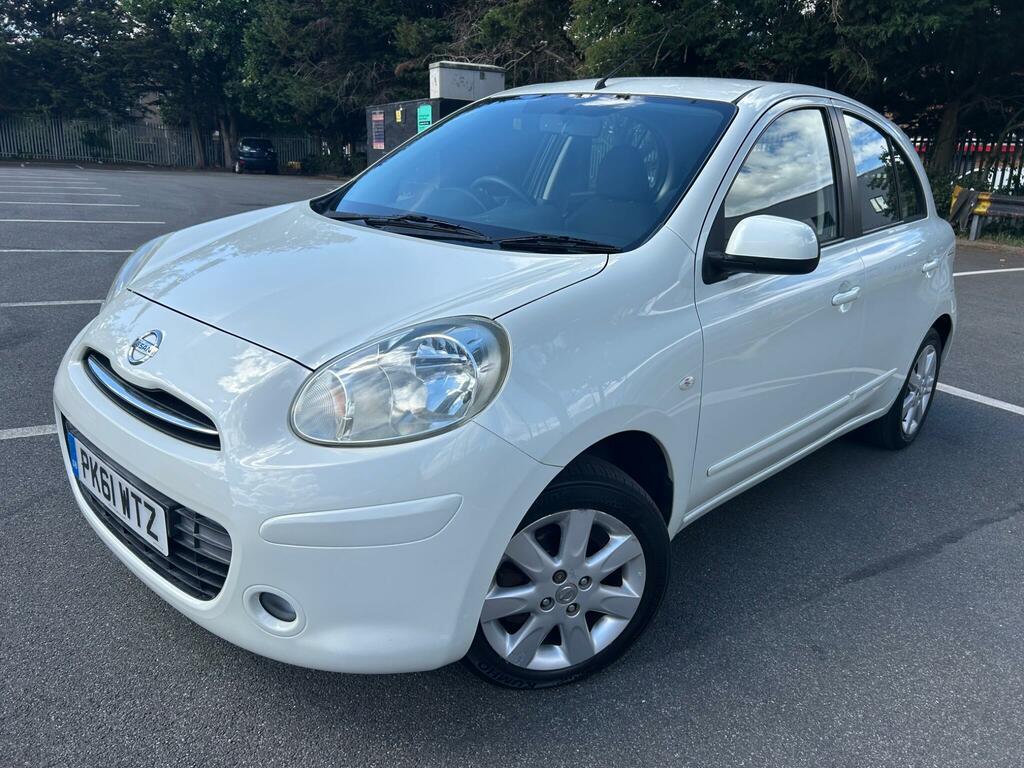 Nissan Micra 1.2 12V Acenta Cvt Euro 5 PK61WTZ White #4
