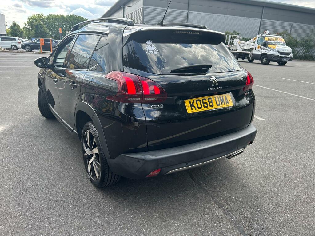 Peugeot 2008 1.2 Puretech Gpf Gt Line Euro 6 Ss KO68UMA Black #4