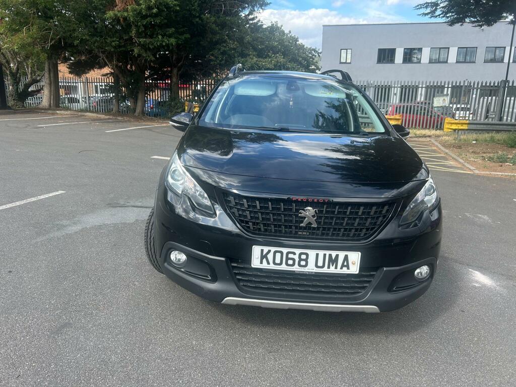 Peugeot 2008 1.2 Puretech Gpf Gt Line Euro 6 Ss KO68UMA Black #2