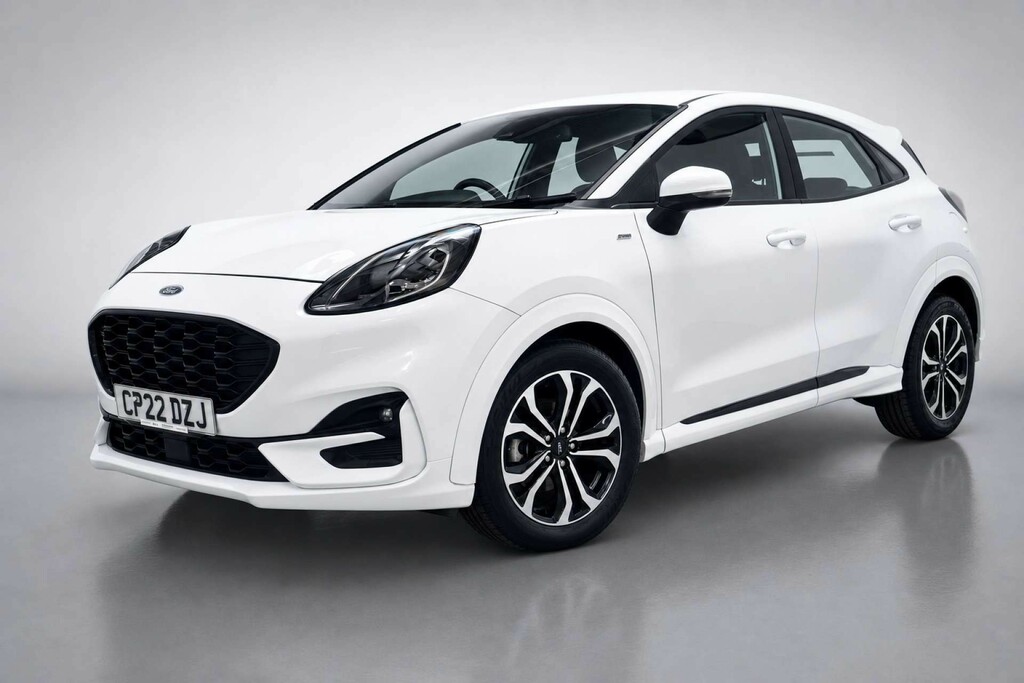 Ford Puma 1.0T Ecoboost Mhev St-line Suv Hybrid D CP22DZJ White #3