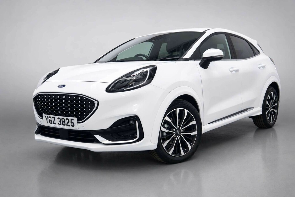 Ford Puma 1.0T Ecoboost Mhev St-line Vignale Suv YGZ3825 White #3