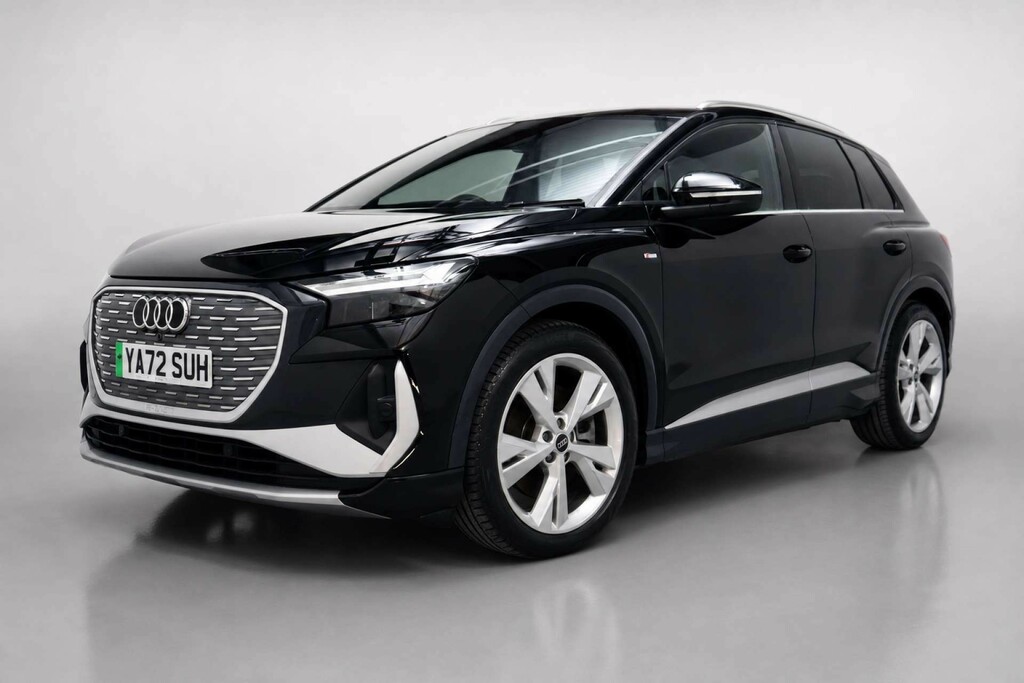 Audi Q4 E Tron 50 S Line Suv Quattro 82Kwh 299 YA72SUH Black #3