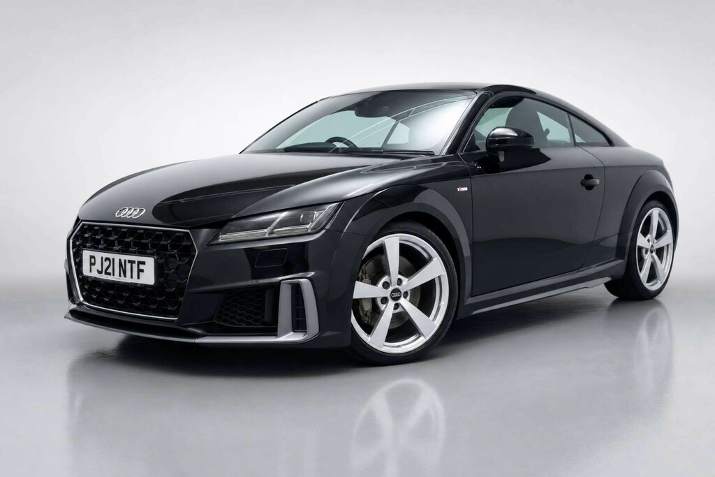 Audi TT 2.0 Tfsi 45 S Line Coupe S Tronic Euro PJ21NTF Black #3