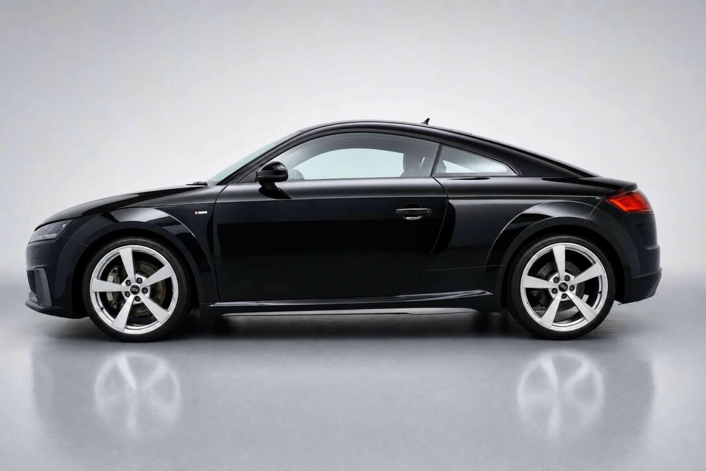 Audi TT 2.0 Tfsi 45 S Line Coupe S Tronic Euro PJ21NTF Black #4