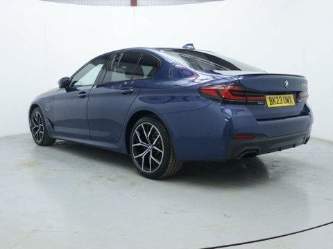 BMW 5 Series Saloon BK23UWX Blue #5