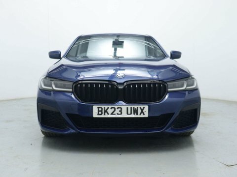 BMW 5 Series Saloon BK23UWX Blue #2