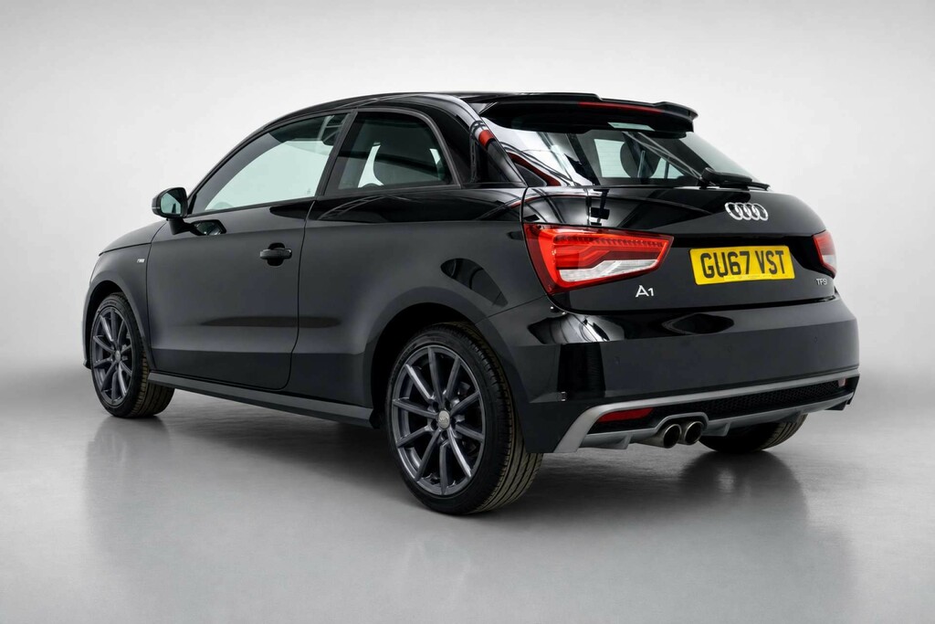 Audi A1 1.4 Tfsi S Line Hatchback S Tronic Euro GU67VST Black #5
