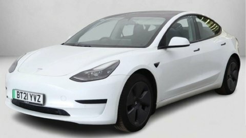 Tesla Model 3 Saloon BT21YVZ White #2