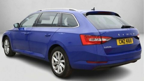 Skoda Superb Estate Blue #3