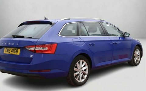 Skoda Superb Estate Blue #4