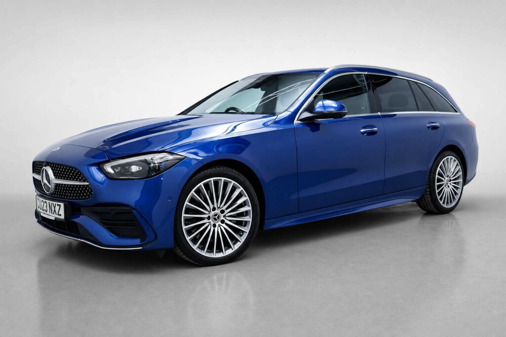 Mercedes-Benz C Class 2.0 C220dh Mhev Amg Line Premium Estate Dies Blue #3