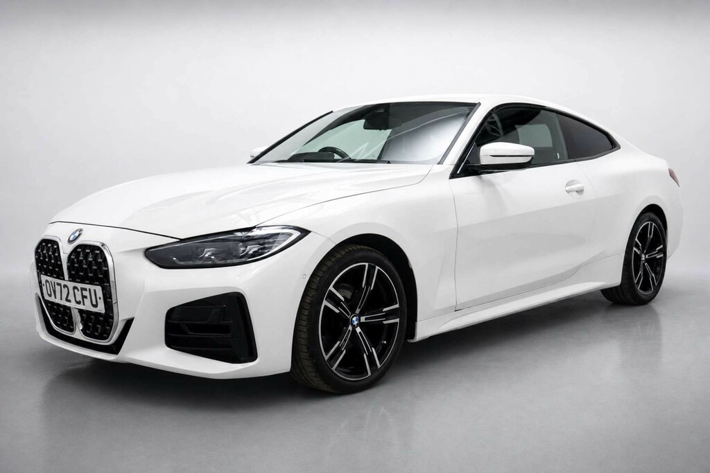 BMW 4 Series 2.0 420I M Sport OV72CFU White #2