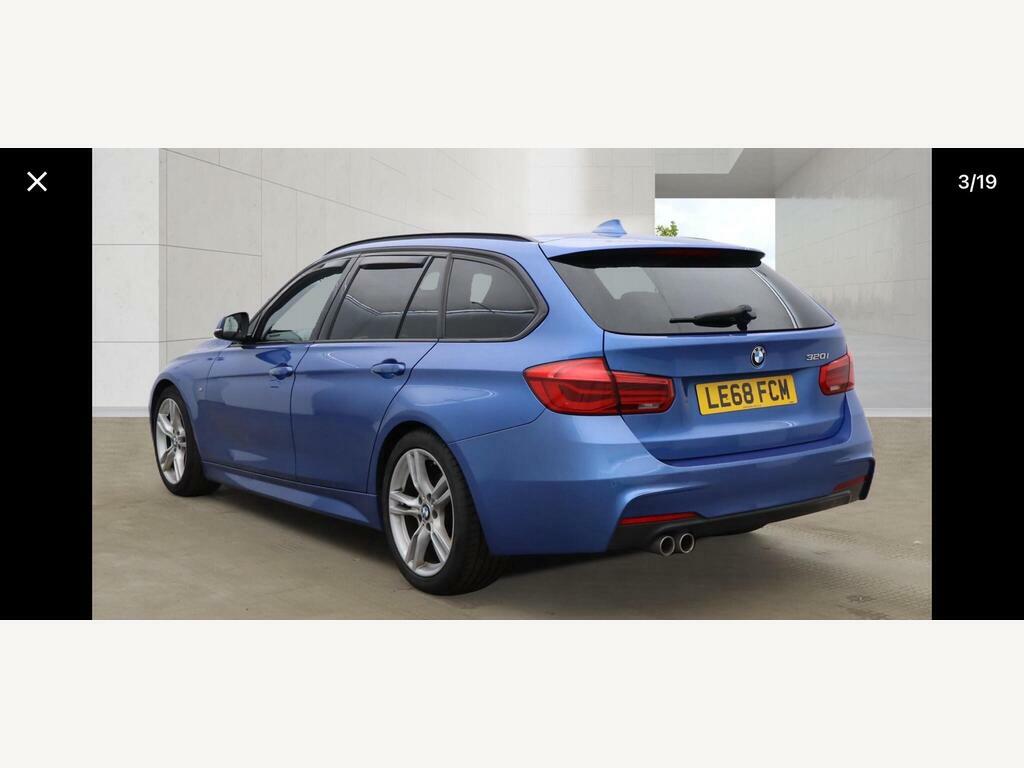 BMW 3 Series 2.0 320I M Sport Touring Euro 6 S S LE68FCM Blue #3