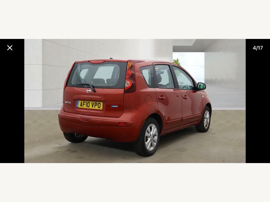 Nissan Note 1.4 16V Acenta Euro 4 Red #4