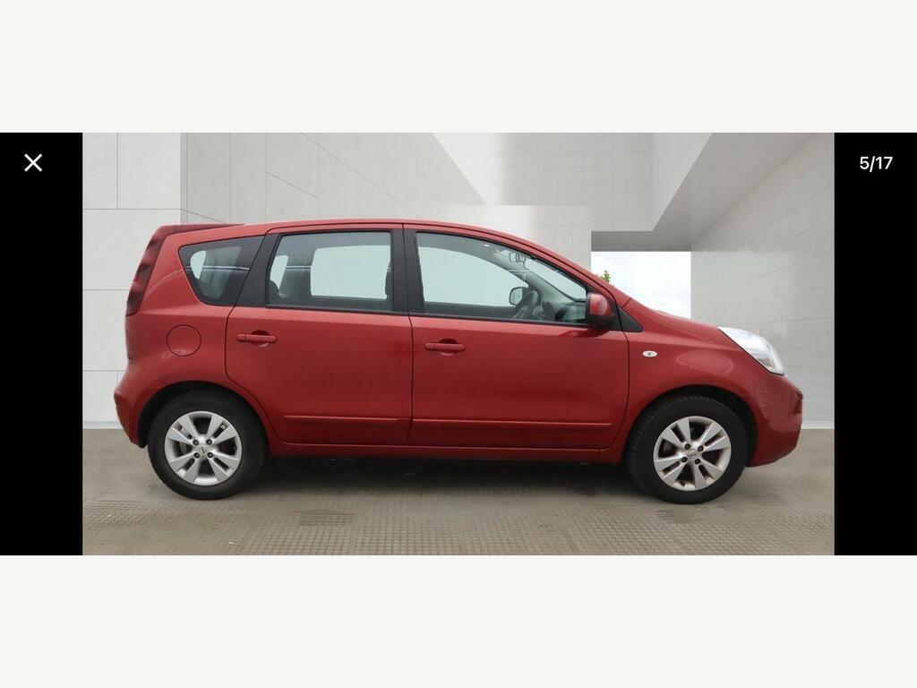 Nissan Note 1.4 16V Acenta Euro 4 Red #5