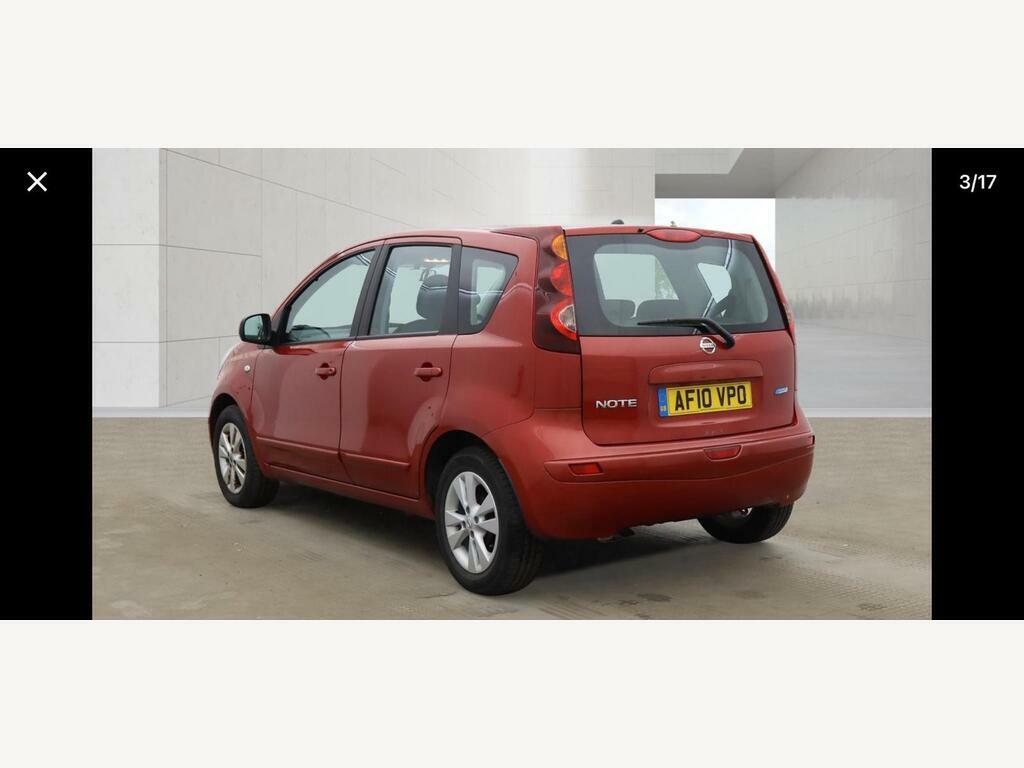 Nissan Note 1.4 16V Acenta Euro 4 Red #6