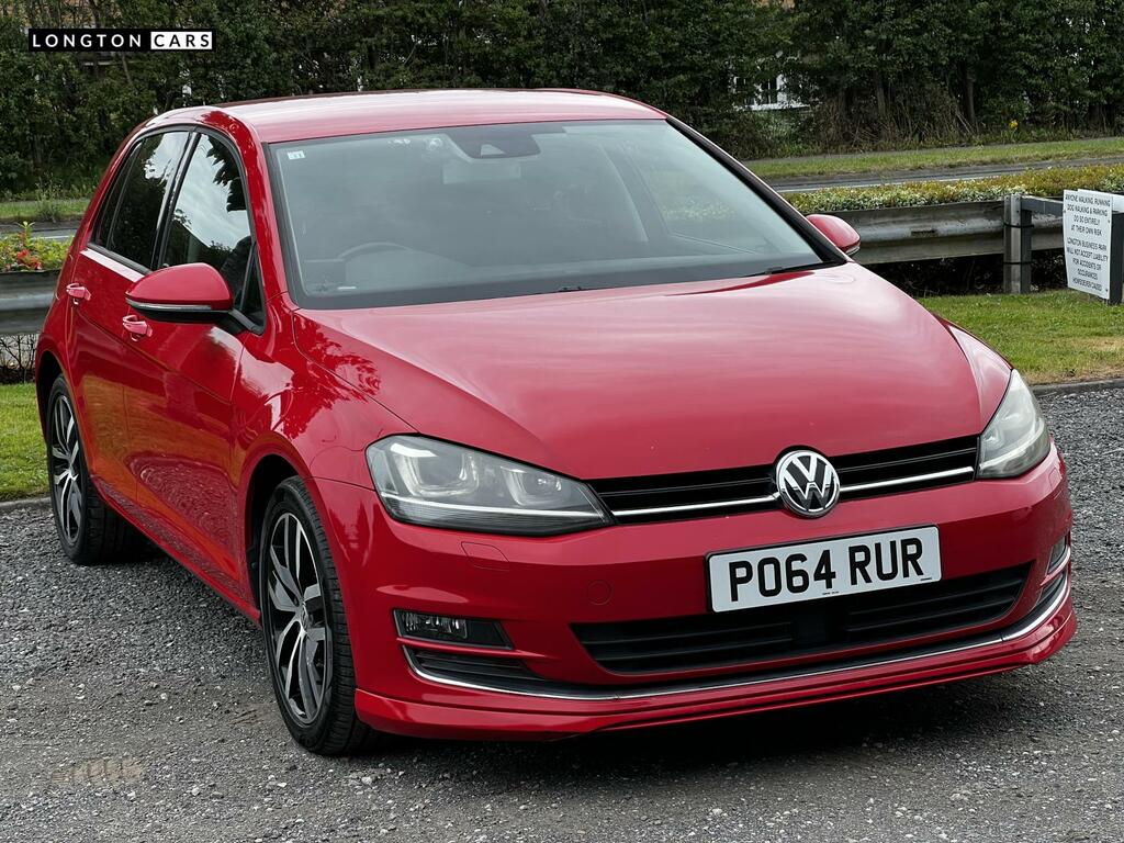 Volkswagen Golf 1.4 Tsi Bluemotion Tech Act Gt Edition Hatchback 5 P064RUR Red #5