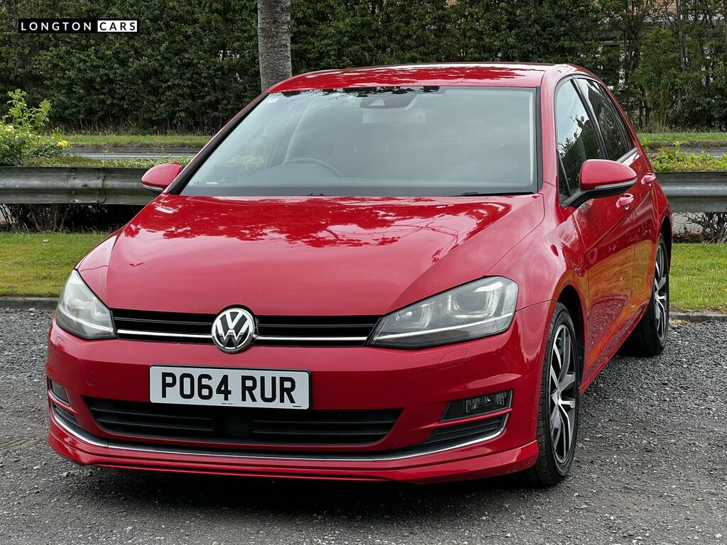 Volkswagen Golf 1.4 Tsi Bluemotion Tech Act Gt Edition Hatchback 5 P064RUR Red #3