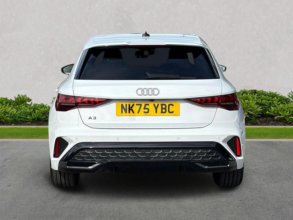 Audi A3 1.5 Tfsi 150 S Line Tech Pack NK75YBC White #4