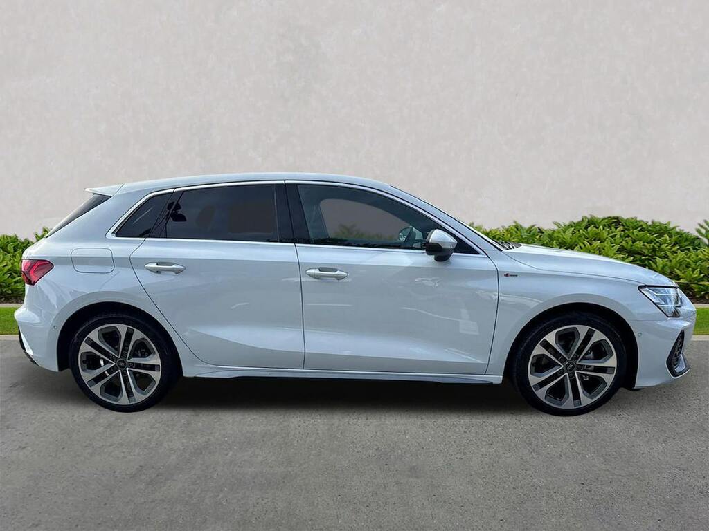 Audi A3 1.5 Tfsi 150 S Line Tech Pack NK75YBC White #3