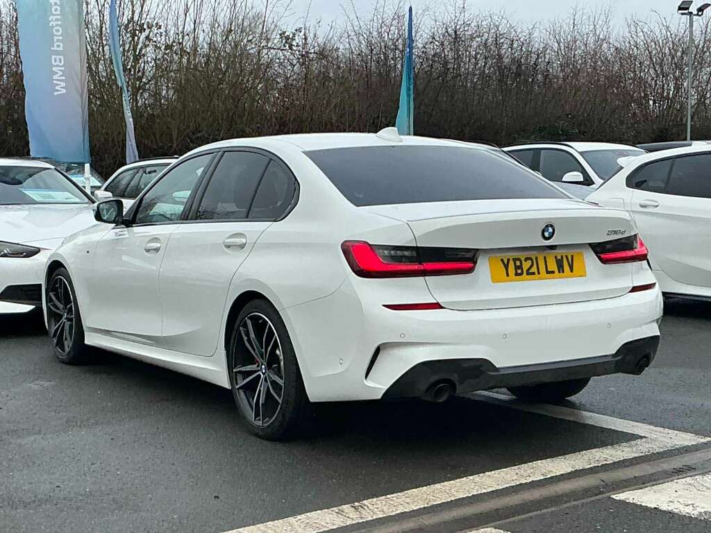 BMW 3 Series 318D Mht M Sport Step White #2