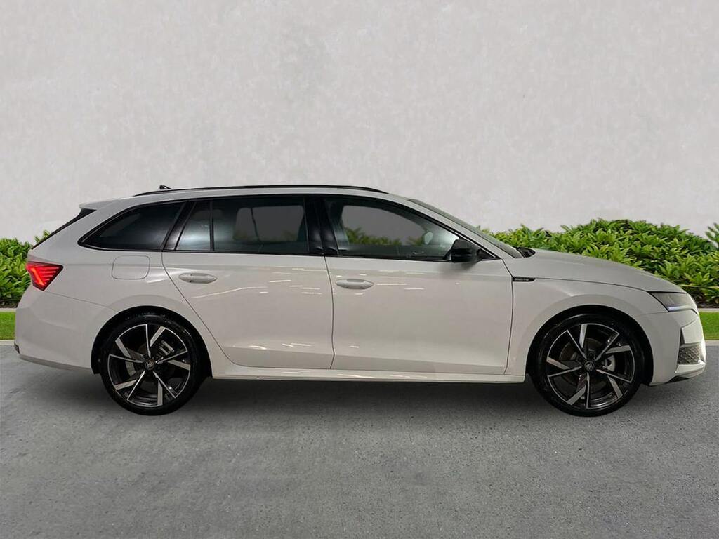 Skoda Octavia 1.5 Tsi E-tec Mhev Act Sportline Estate LF26AVG White #3