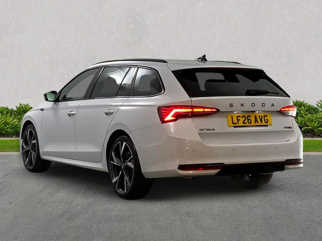 Skoda Octavia 1.5 Tsi E-tec Mhev Act Sportline Estate LF26AVG White #2