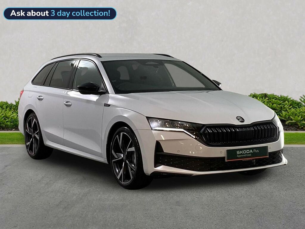Skoda Octavia 1.5 Tsi E-tec Mhev Act Sportline Estate White