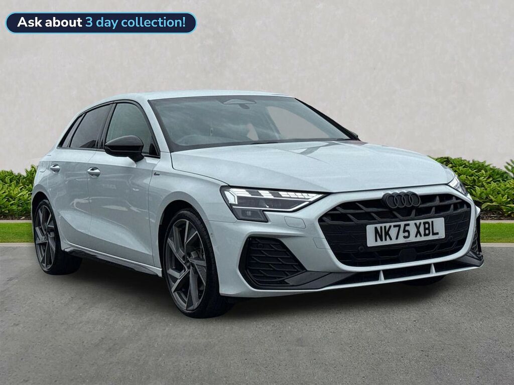 Audi A3 1.5 Tfsi 150 Black Edition S Tronic White