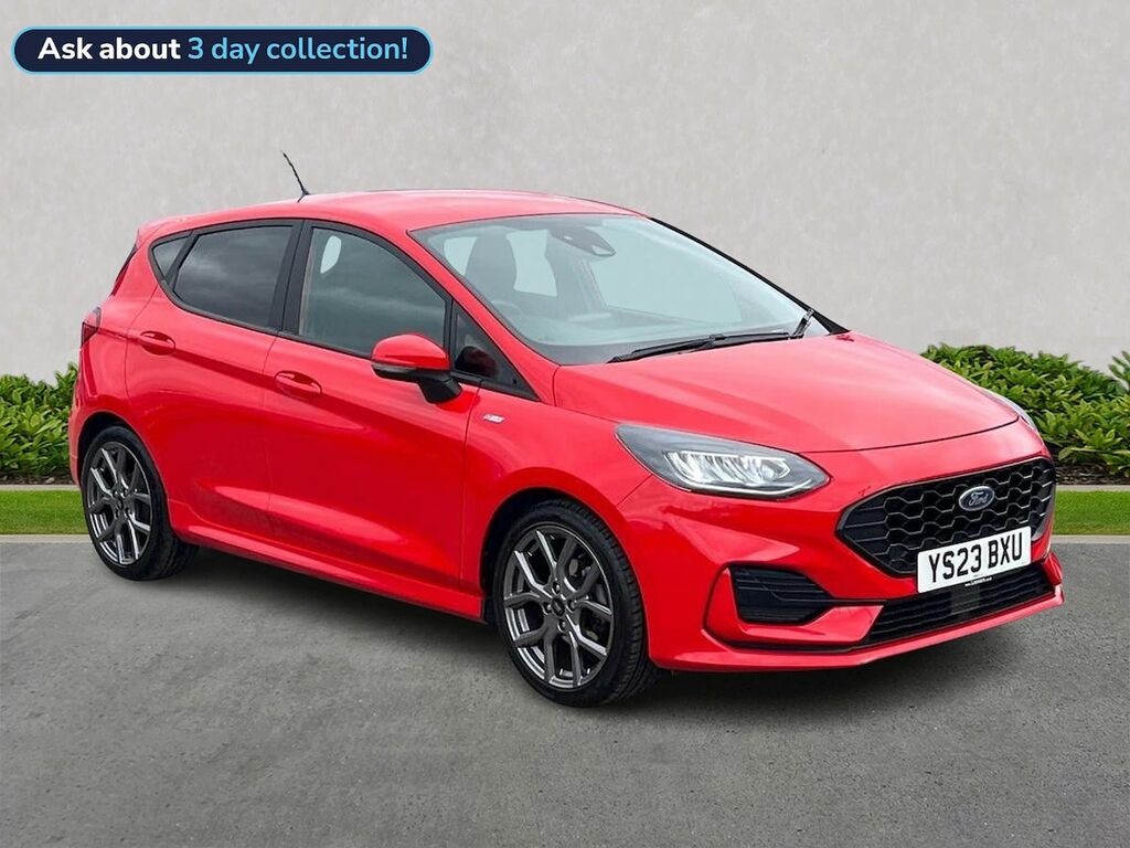 Ford Fiesta 1.0T Ecoboost St-line Hatchback YS23BXU Red
