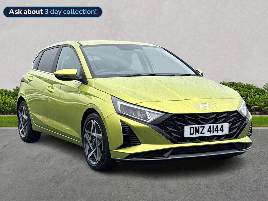 Hyundai I20 1.0 T-gdi Premium Hatchback Euro DMZ4144 Yellow