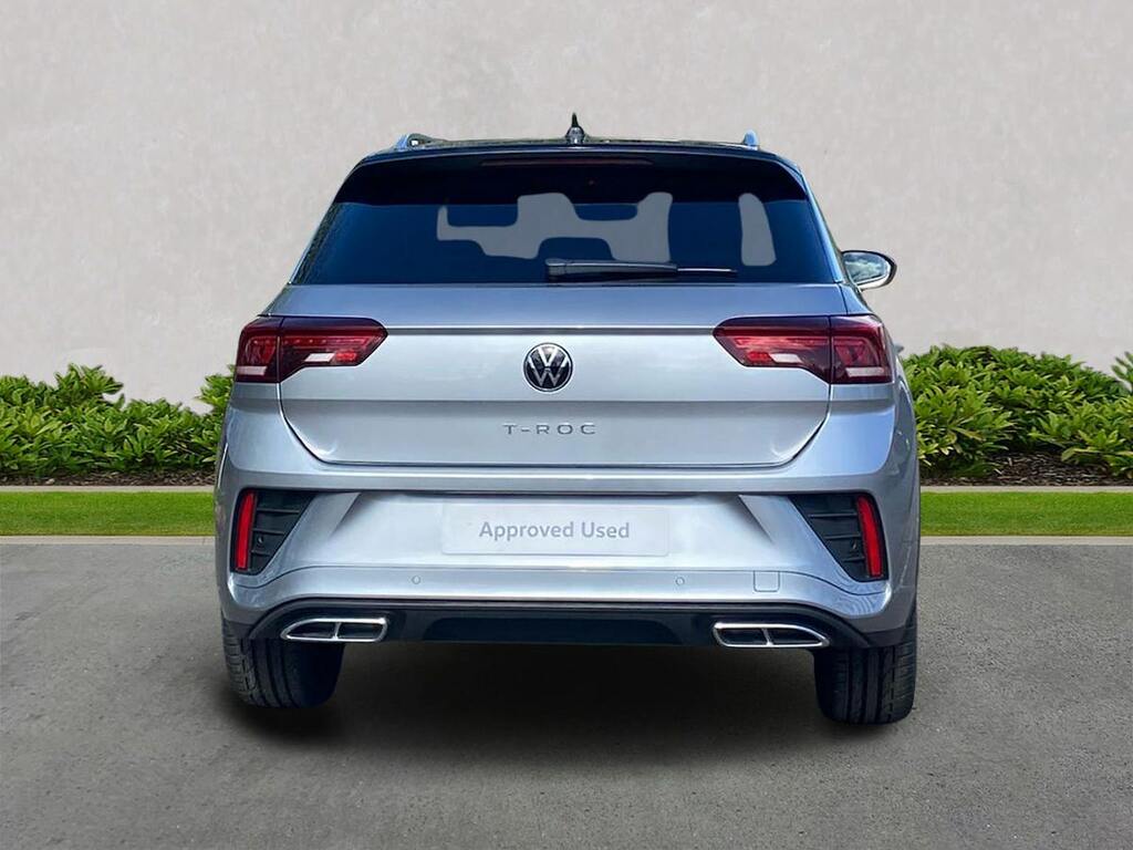 Volkswagen T-Roc 1.5 Tsi R-line Dsg NX26LKC Silver #4