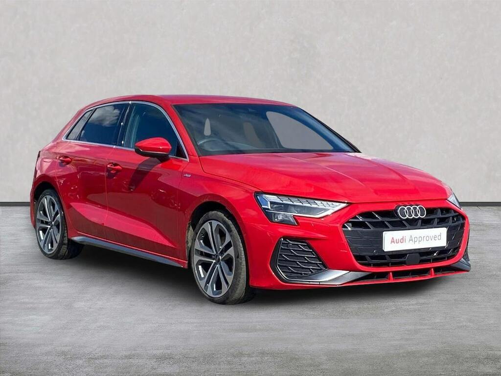 Audi A3 1.5 Tfsi 35 S Line Sportback S Tronic E SC74MYB Red