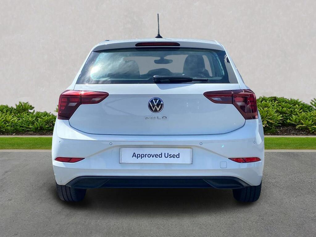 Volkswagen Polo 1.0 Tsi Life Hatchback Euro 6 S PJ23GYK White #4