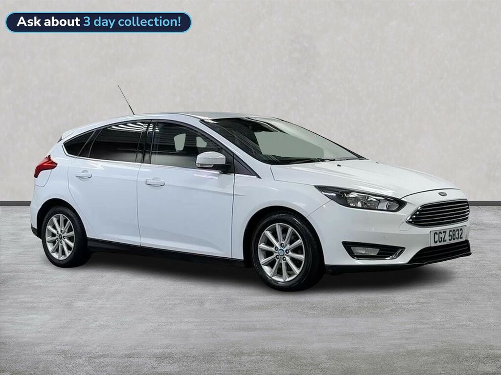 Ford Focus 1.5 Tdci Titanium Hatchback Euro White