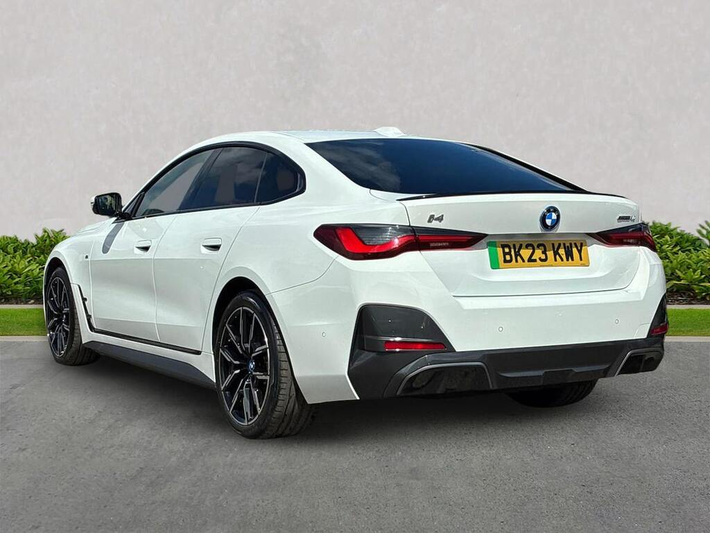 BMW i4 40 83.9Kwh M Sport Gran Coupe Ed BK23KWY White #2