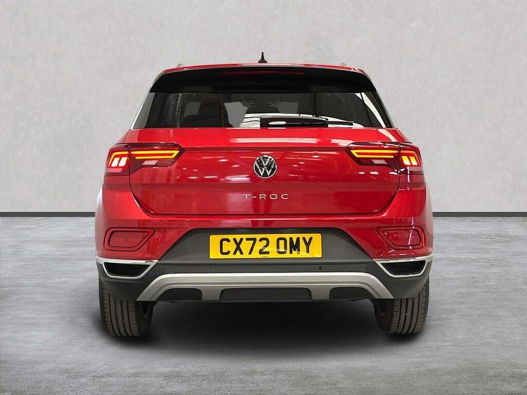 Volkswagen T-Roc 1.5 Tsi Style Suv Dsg Euro 6 Ss 150 CX72OMY Red #4